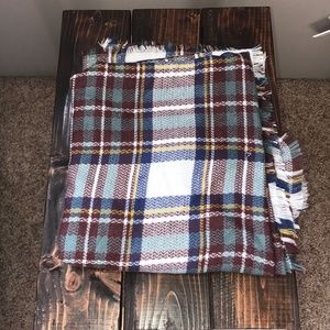 Plaid Blanket Scarf